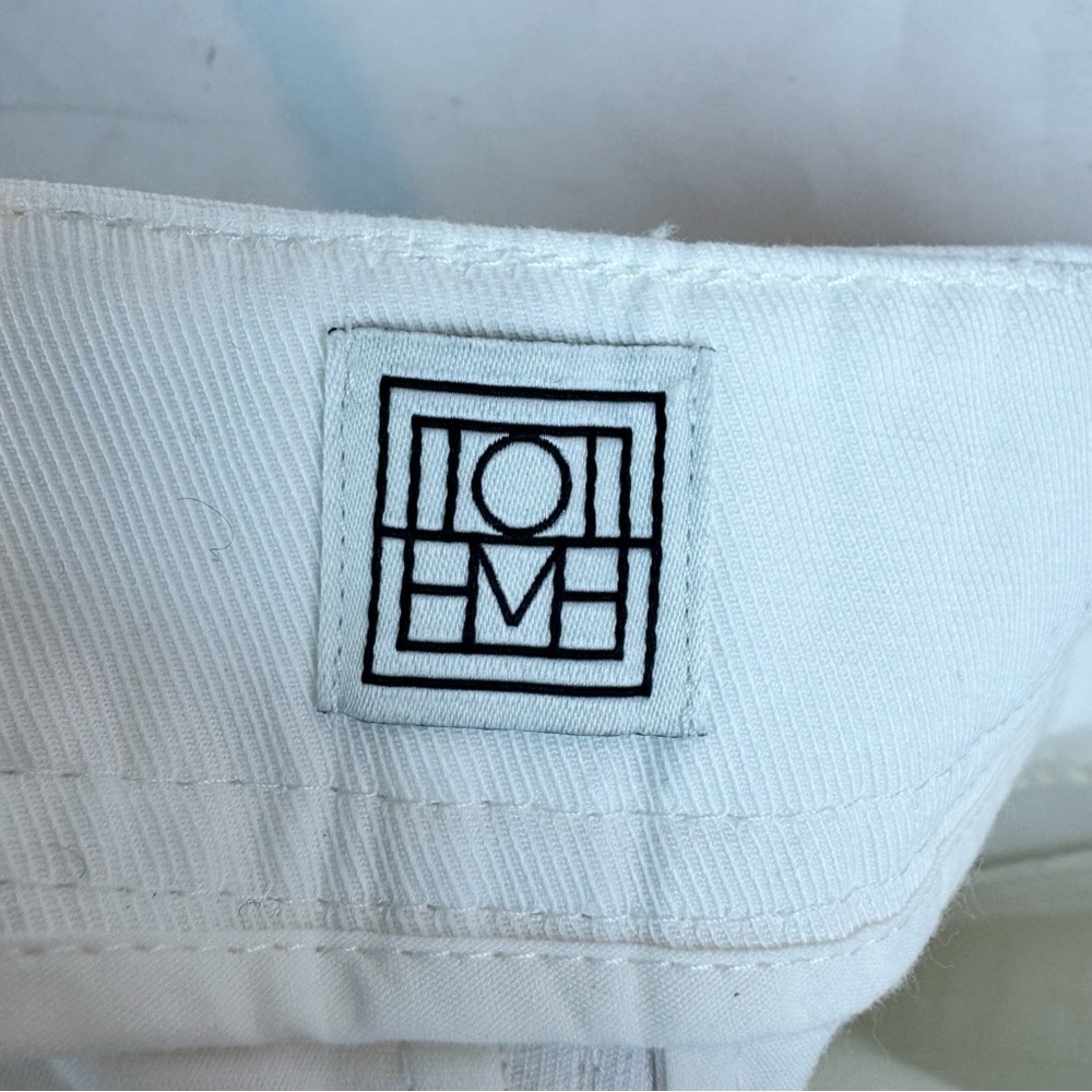 Toteme Ivory Wide-Leg Tailored Trousers NWOT ( didn’t fit) - Picture 9 of 11